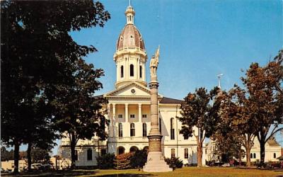 Town Hall & Memorial Middleboro, Massachusetts Postcard