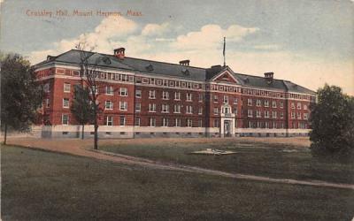 Crossley Hall Mount Hermon, Massachusetts Postcard