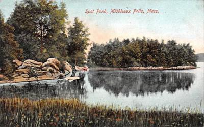 Spot Pond Middlesex Falls, Massachusetts Postcard