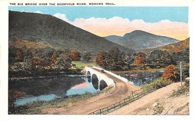 The Big Bridge over the Deerfield River Mohawk Trail, Massachusetts Postcard