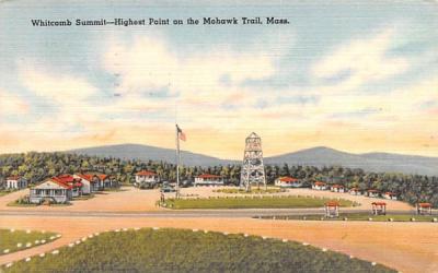 Whitcomb Summit Mohawk Trail, Massachusetts Postcard