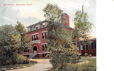 Hospital Malden, Massachusetts Postcard