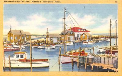 Menemsha-By-The-Sea Marthas Vineyard, Massachusetts Postcard