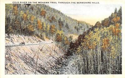 Cold River on the Mohawk Trail Massachusetts Postcard
