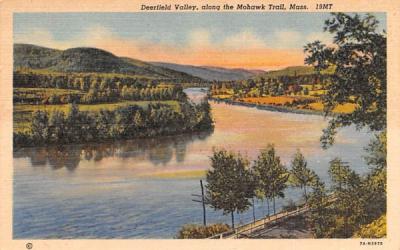 Deerfield Valley Mohawk Trail, Massachusetts Postcard