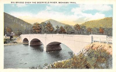 Big Bridge over the Deerfield River Mohawk Trail, Massachusetts Postcard