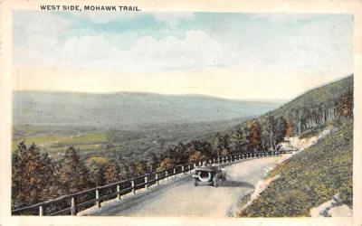 West Side Mohawk Trail, Massachusetts Postcard