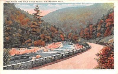 Following the Cold River Mohawk Trail, Massachusetts Postcard