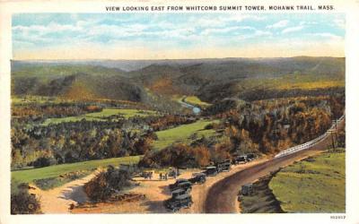 View Looking East Mohawk Trail, Massachusetts Postcard