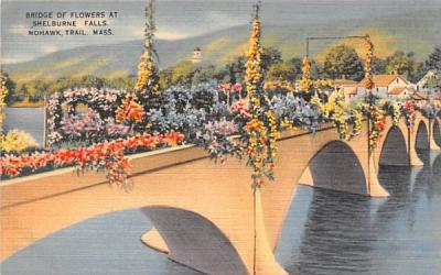 Bridge of Flowers  Mohawk Trail, Massachusetts Postcard