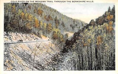 Cold River Mohawk Trail, Massachusetts Postcard