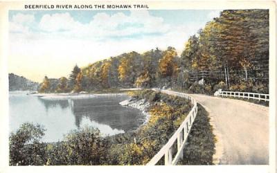 Deerfield River Mohawk Trail, Massachusetts Postcard