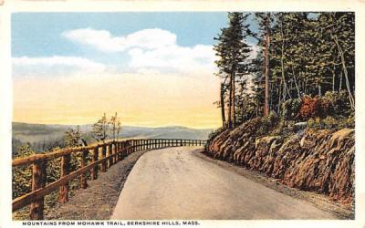 Mountains from Mohawk Trail Massachusetts Postcard