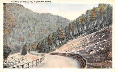 Curve of Beauty Mohawk Trail, Massachusetts Postcard