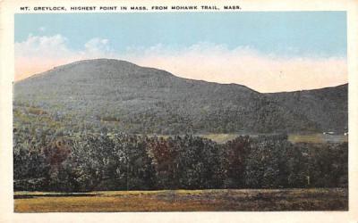 Mt. Greylock Mohawk Trail, Massachusetts Postcard