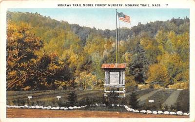 Mohawk Trail Model Forest Nursery Massachusetts Postcard