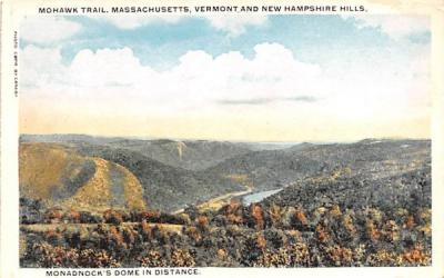 Massachusetts, Vermont & New Hampshire Hills Postcard