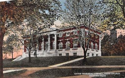 Eaton Memorical Library Medford, Massachusetts Postcard