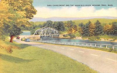 Thru Charlemont  Mohawk Trail, Massachusetts Postcard