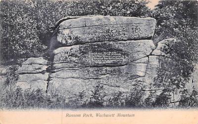 Ransom Rock Mount Wachusett, Massachusetts Postcard