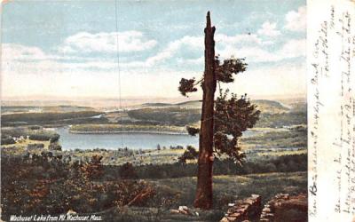 Wachuset Lake from Mt. Wachuset Mount Wachusett, Massachusetts Postcard