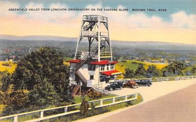 Greenfield Valley  Mohawk Trail, Massachusetts Postcard