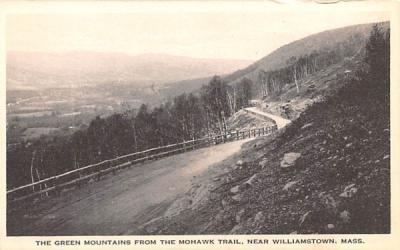 The Green Mountains Mohawk Trail, Massachusetts Postcard