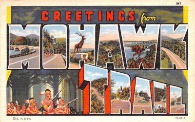 Greetings from Mohawk Trail Massachusetts Postcard
