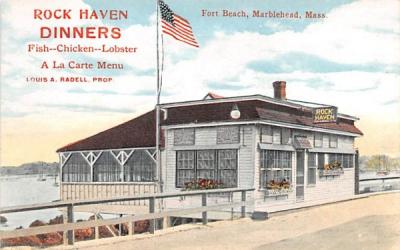 Rock Haven Dinners Marblehead, Massachusetts Postcard