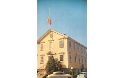 Historic Old Town House Marblehead, Massachusetts Postcard