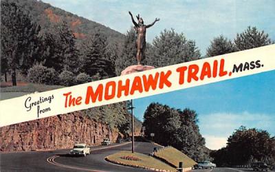 Greetings from The Mohawk Trail Massachusetts Postcard