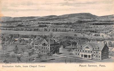 Recitation Halls Mount Hermon, Massachusetts Postcard