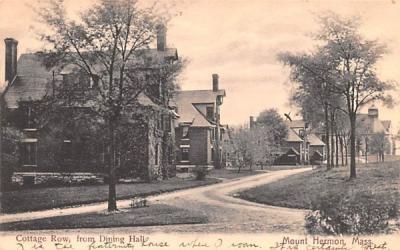 Cottage Row Mount Hermon, Massachusetts Postcard