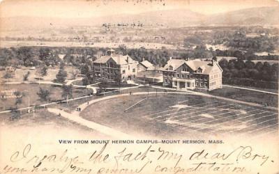 View from Mount Hermon Campus Massachusetts Postcard