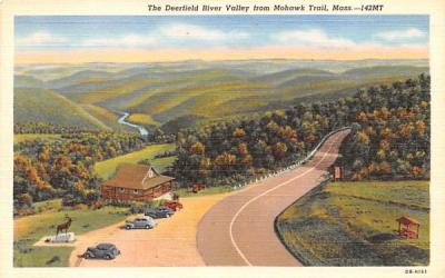 The Deerfield River Valley Mohawk Trail, Massachusetts Postcard