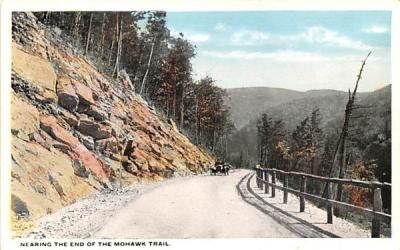Nearing the End of the Mohawk Trail Massachusetts Postcard