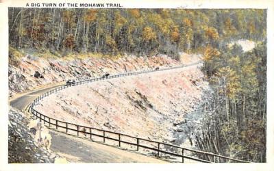 A Big Turn of the Mohawk Trail Massachusetts Postcard