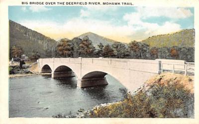 Big Bridge  Mohawk Trail, Massachusetts Postcard