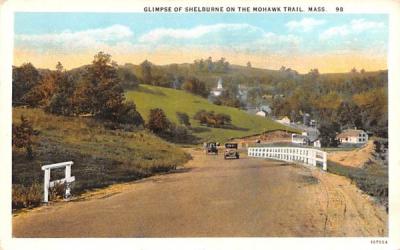 Glimpse of Shelburne Mohawk Trail, Massachusetts Postcard