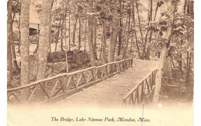The Bridge of Flowers Mendon, Massachusetts Postcard