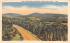 View Along Florida Mountain Mohawk Trail, Massachusetts Postcard
