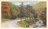Following The Cold River Thru the Mountains  Mohawk Trail, Massachusetts Postcard