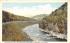 Catamount Mt. & Deerfield River  Mohawk Trail, Massachusetts Postcard