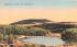 Wachusett Lake & Mountain Mount Wachusett, Massachusetts Postcard