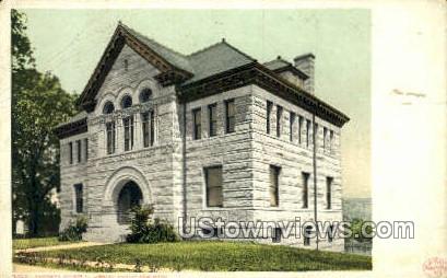 Dickinson Memorial Library - Northfield, Massachusetts MA Postcard