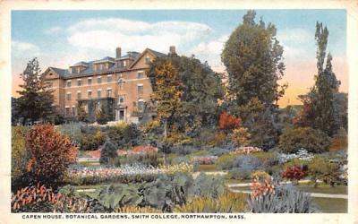 Capen House, Botanical Gardens, Smith College Northhampton, Massachusetts Postcard