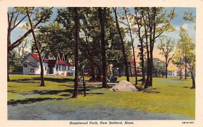 Hazelwood Park New Bedford, Massachusetts Postcard