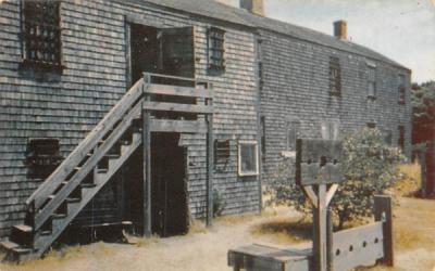 Old Jail Nantucket, Massachusetts Postcard
