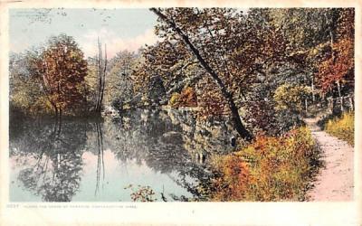 Along the Shore of Paradise Northampton, Massachusetts Postcard