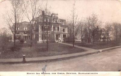 Mount IDA School for Girls Newton, Massachusetts Postcard